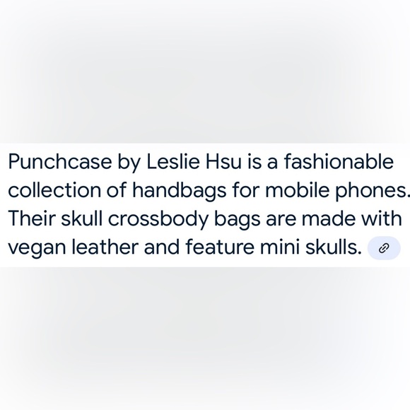 Punchcase by Leslie Hsu Black Pebbled Vegan Leather Crossbody w/ Skull - Picture 3 of 10